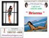 Miami Strippers, Advertisment, Banner Brianna